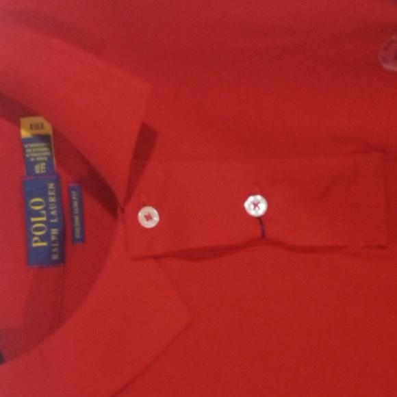Red collar Polo by Ralph Lauren the size is double XL the color is red - Picture 4 of 6